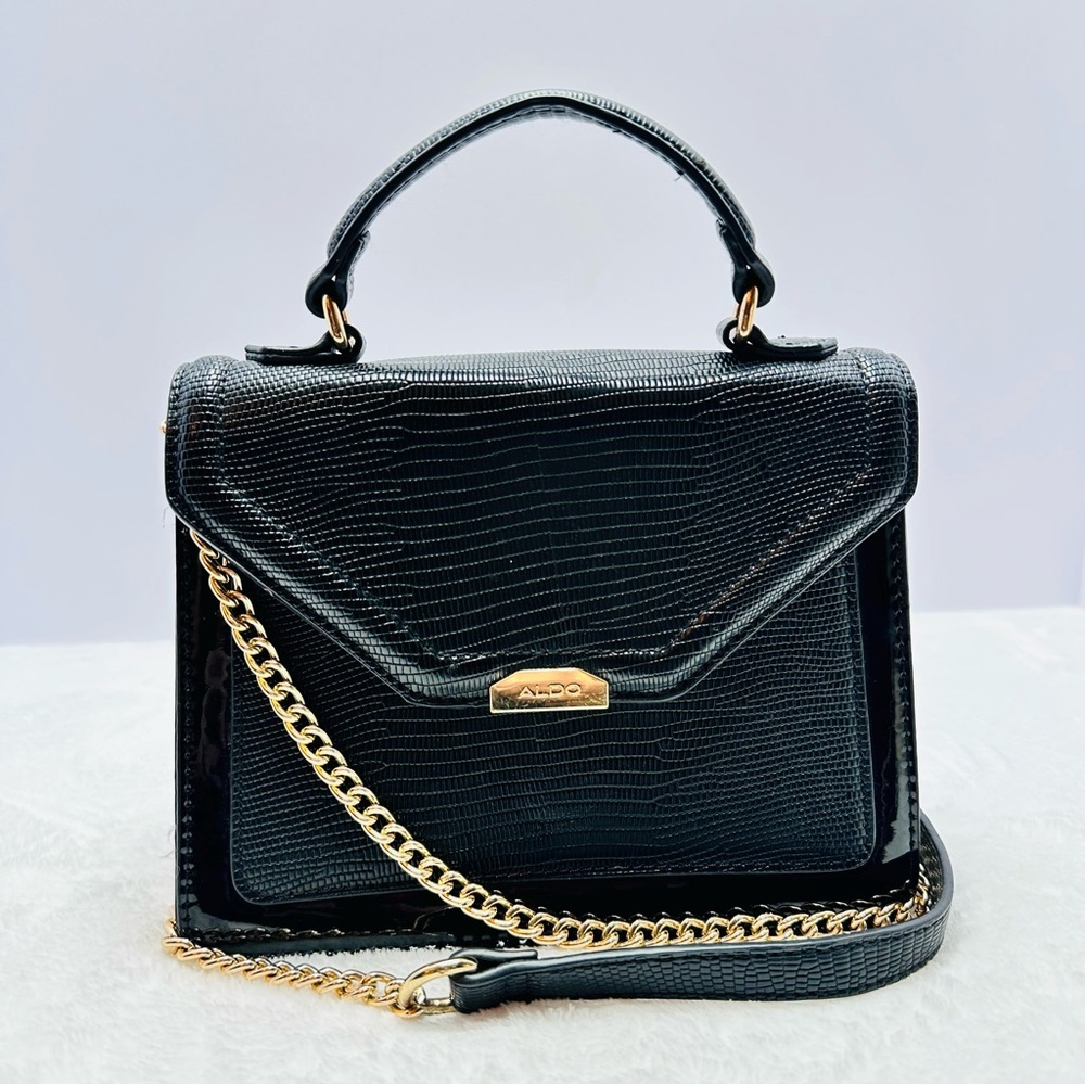 Aldo Black Textured Women's Bag